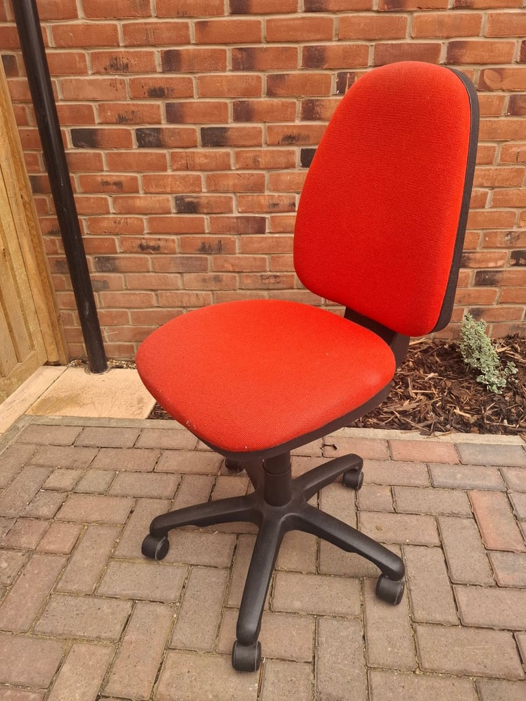 image for Red office swivel chair 