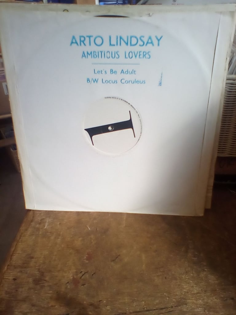 image for ARTO LINDSAY ,. AMBITIOUS LOVERS,. LETS BE ADULT,. 12 inch vinyl ,. E.P.