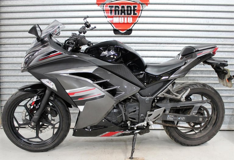 2013 13 KAWASAKI EX 300 ADF NINJA BLACK TRADE SALE NEW MOT 22K CUSTOM PAINT CATN