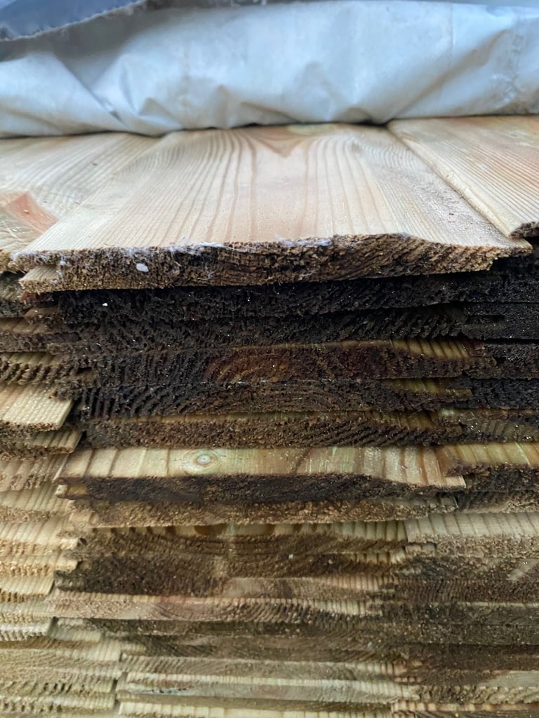 New premium timber treated  shiplap cladding 