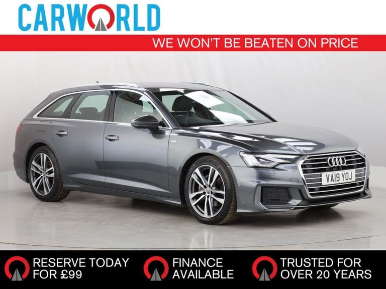 image for 2019 Audi A6 Avant 2.0 TDI 40 S line Estate 5dr Diesel S Tronic Euro 6 (s/s) (204 ps) Estate Dies...