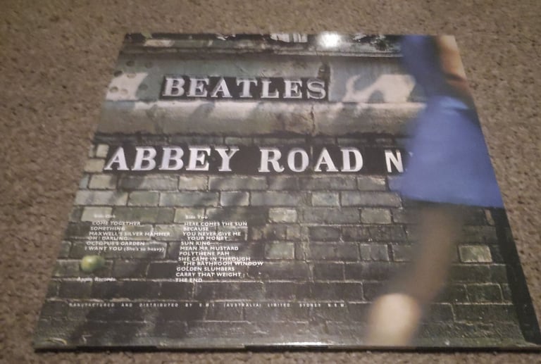 The Beatles Abbey Road splatter vinyl album mint 