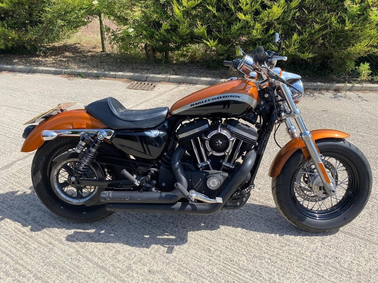 2014 HARLEY DAVIDSON 1200 CUSTOM LIMITED XL CA 14 ORANGE  BLACK SPORTSTER