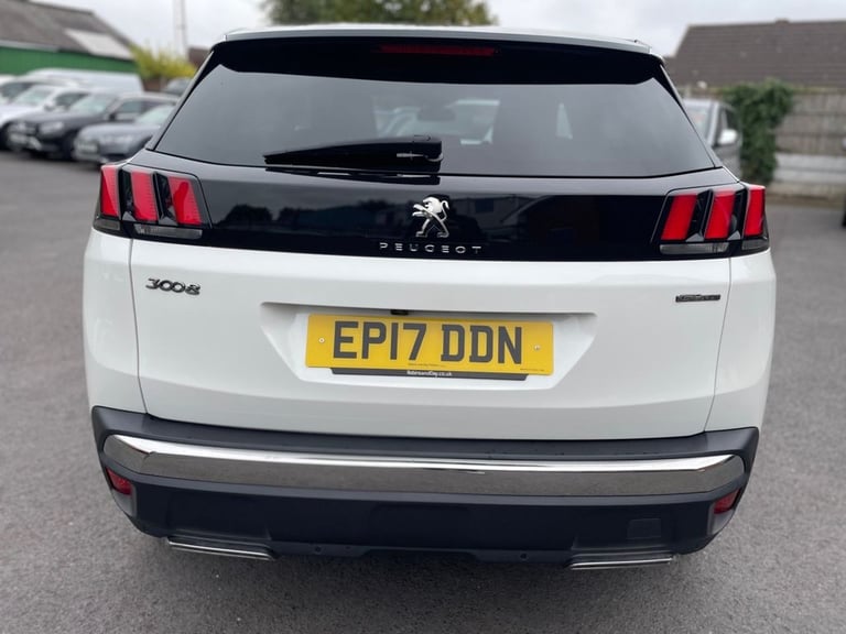 2017 Peugeot 3008 1.6 BlueHDi GT Line SUV 5dr Diesel EAT Euro 6 (s/s) (120 ps) Diesel Automatic