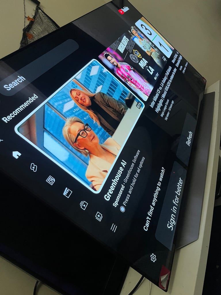 LG 55 inch OLED Smart TV UHD 4K HDR10 Dolby Vision/Atmos Freeview/Freesat HD