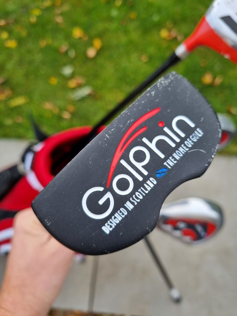 Golphin Junior 5 Piece Golf Set Red 910 Left Handed 