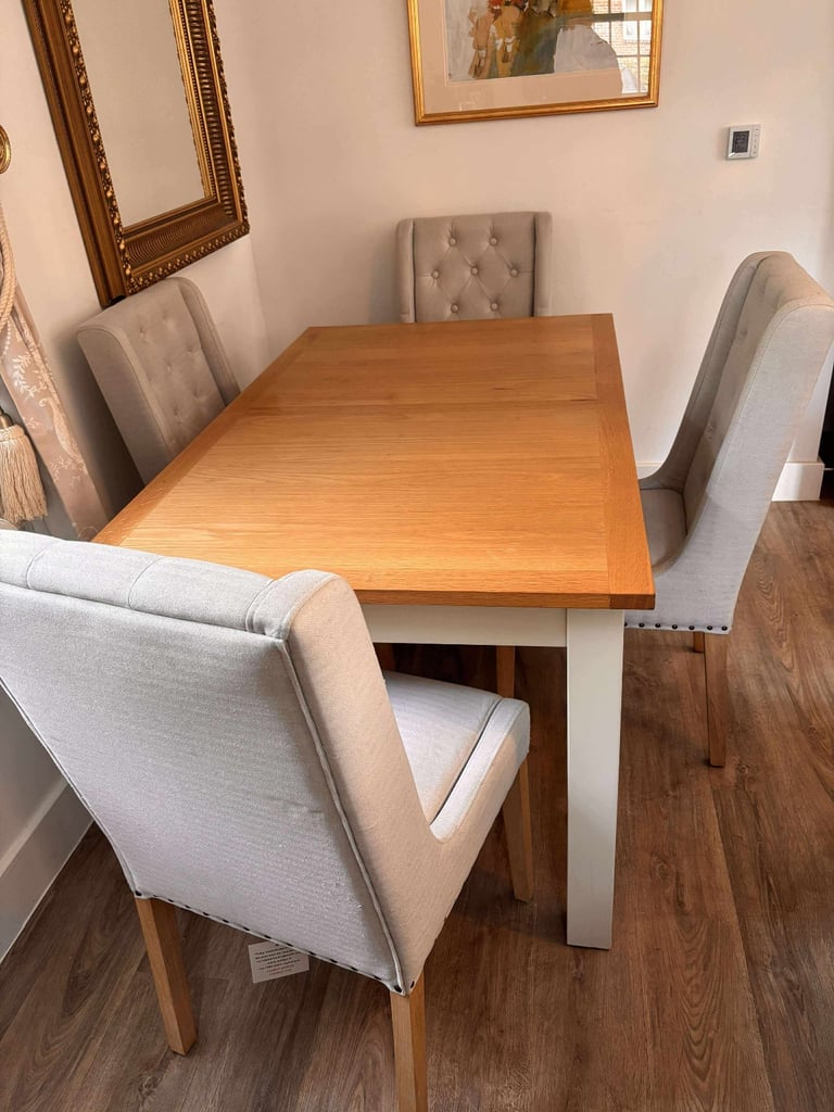 image for Oak Table and chairs 