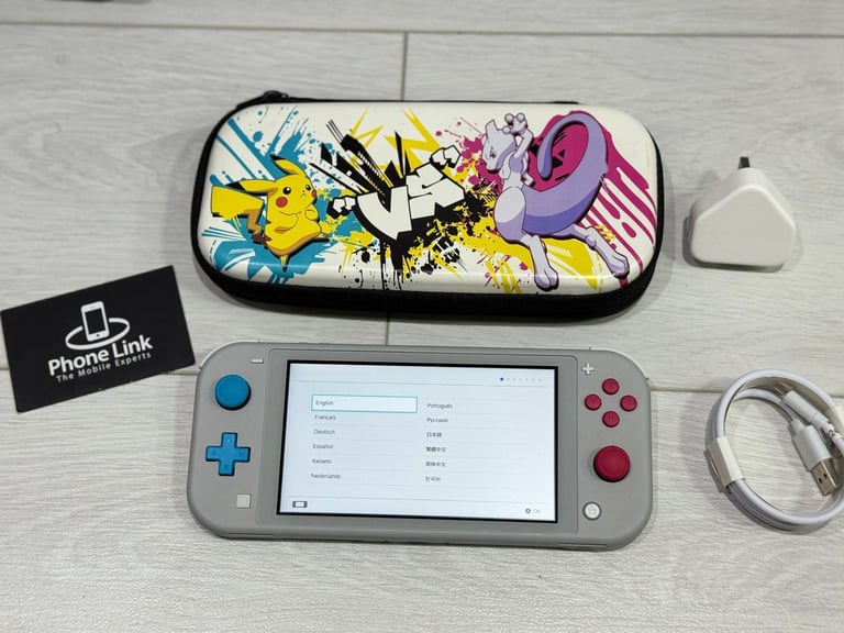 image for 📱Nintendo Switch Lite Pokemon Zacian Zamazenta Edition + Warranty 🍎 P1122