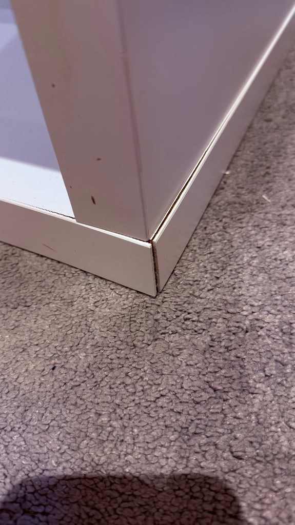 IKEA white Pax 8 storage shelf