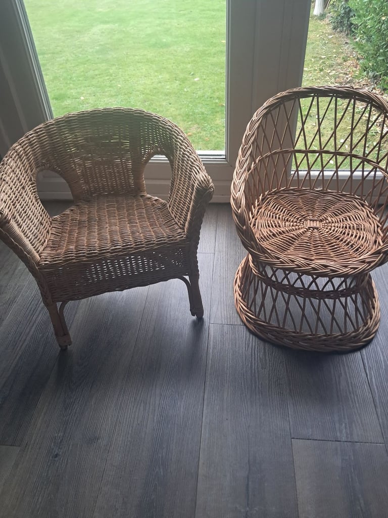 image for Childrens wicker chairs