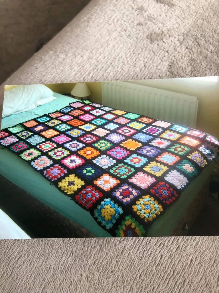 New handmade crochet blanket