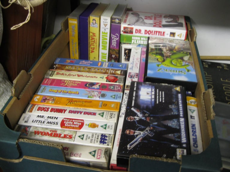 VARIOUS VHS TAPES, GUNNISLAKE PL18 9NA