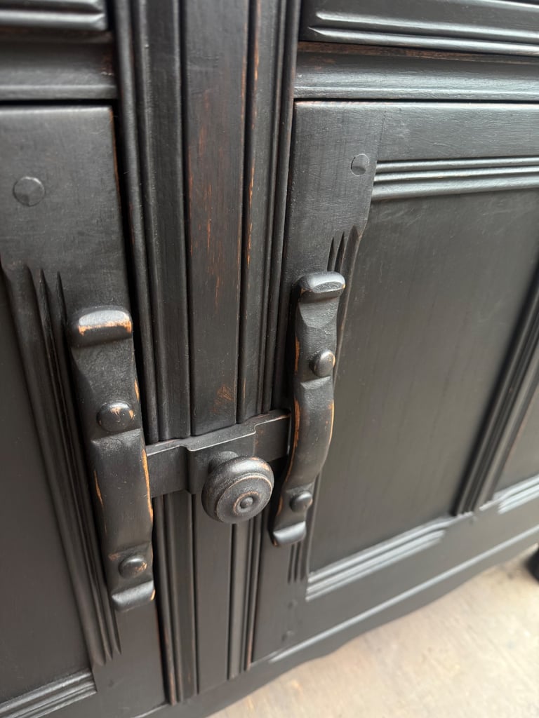 Gothic style mid century sideboard dresser buffet