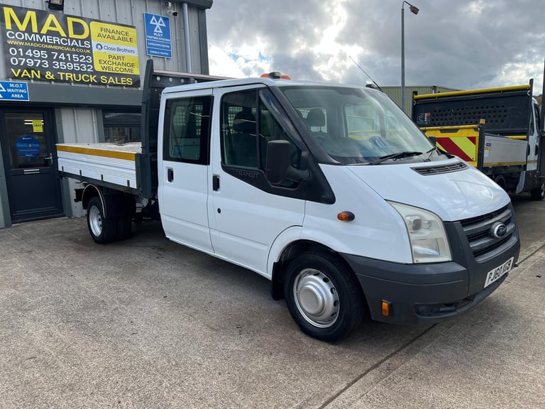 image for Ford Transit T350 2.4tdi 115ps 6speed Crewcab Tipper 2011/60 Registration 