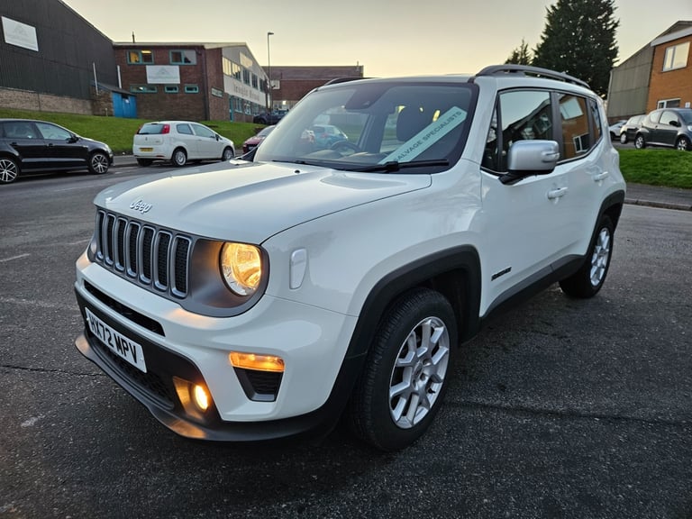 2022 72 Jeep Renegade 1.0 T3 GSE Limited White 5dr Damaged Repaired