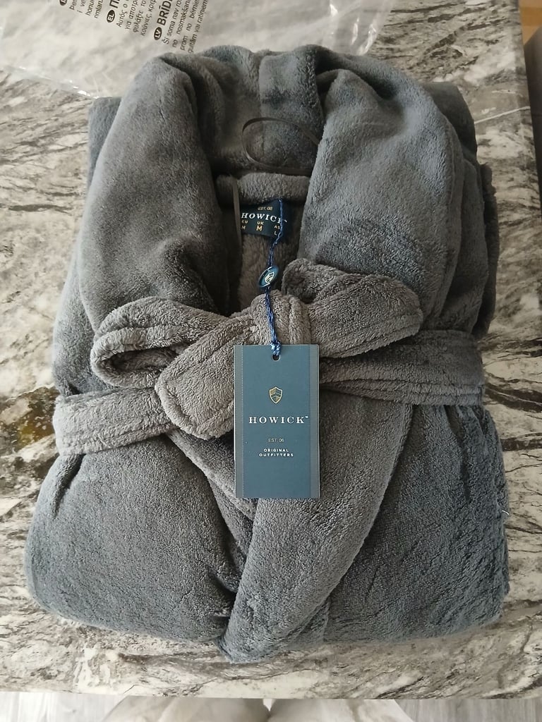 image for Mens fleece robe