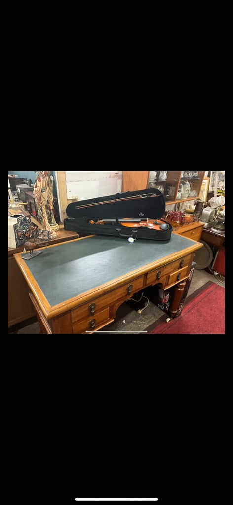 Victorian ladies writing desk on original castors