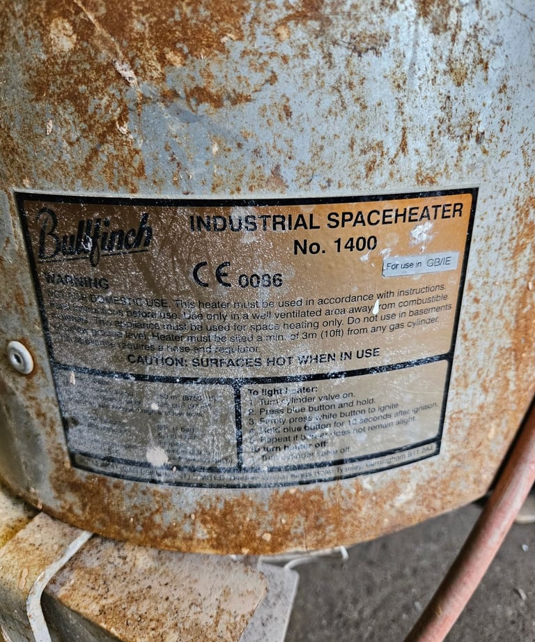 Bullfinch GCH014 Industrial Space Heater, 2 Available 