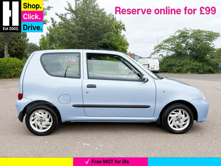 2003 Fiat Seicento 1.1 Sporting 3dr HATCHBACK Petrol Manual