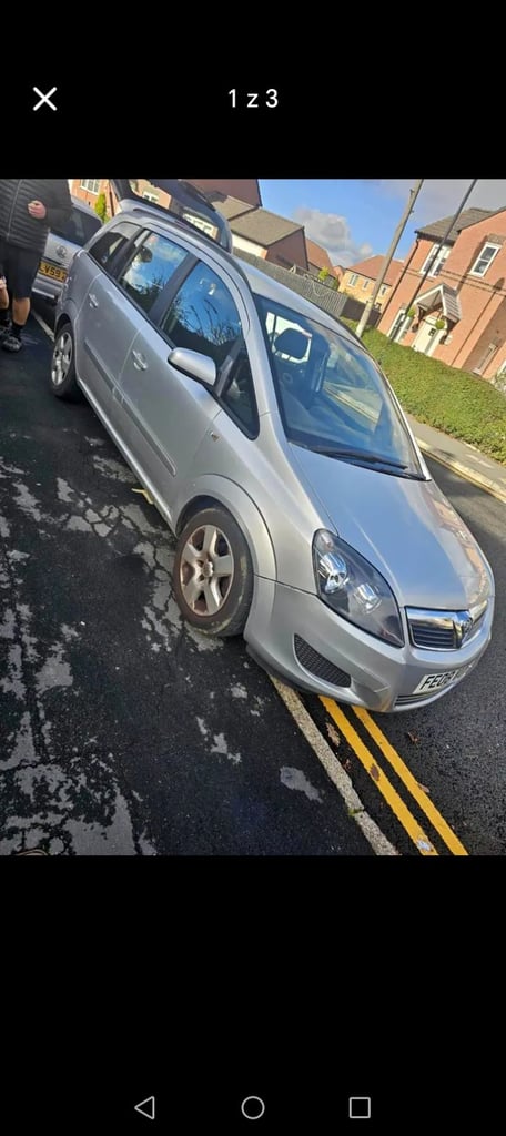 Vauxhall, ZAFIRA, MPV, 2008, Manual, 1598 (cc), 5 doors