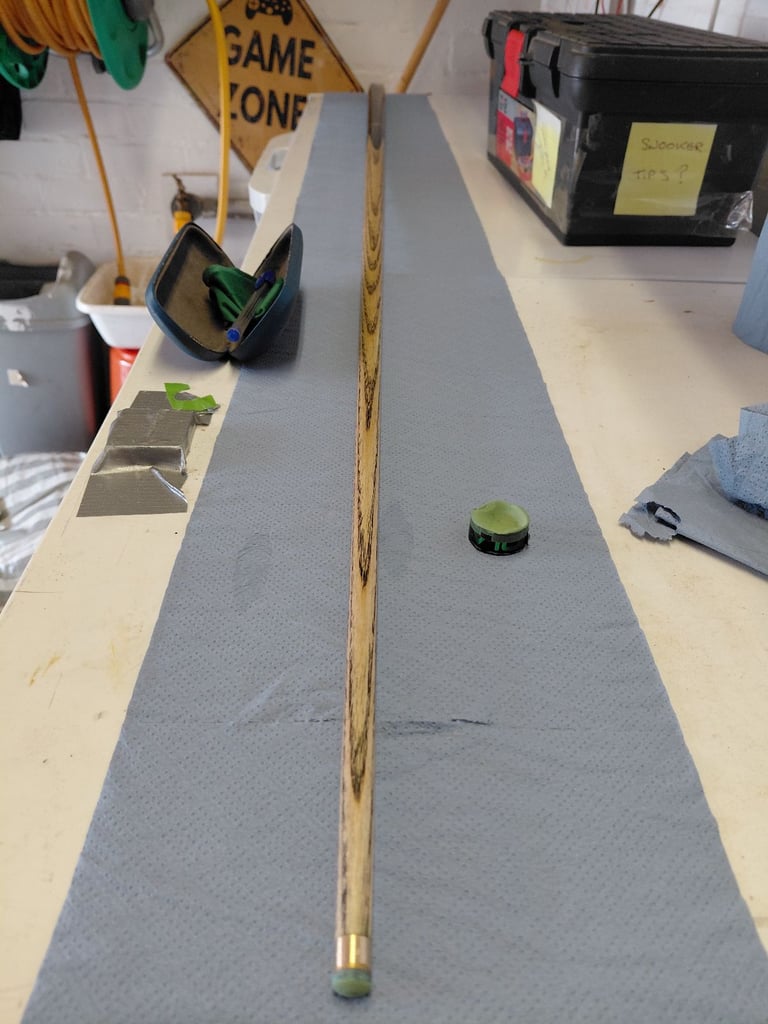 3/4 life snooker cue 