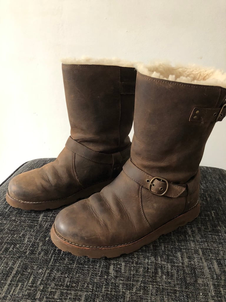Genuine Ugg Boots, Dark Brown Suede. Size 6.5. | in Stretford, Manchester |  Gumtree