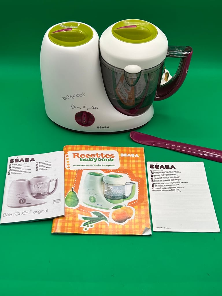 image for Beaba babycook 4 in 1 steam cooker blender baby food maker 