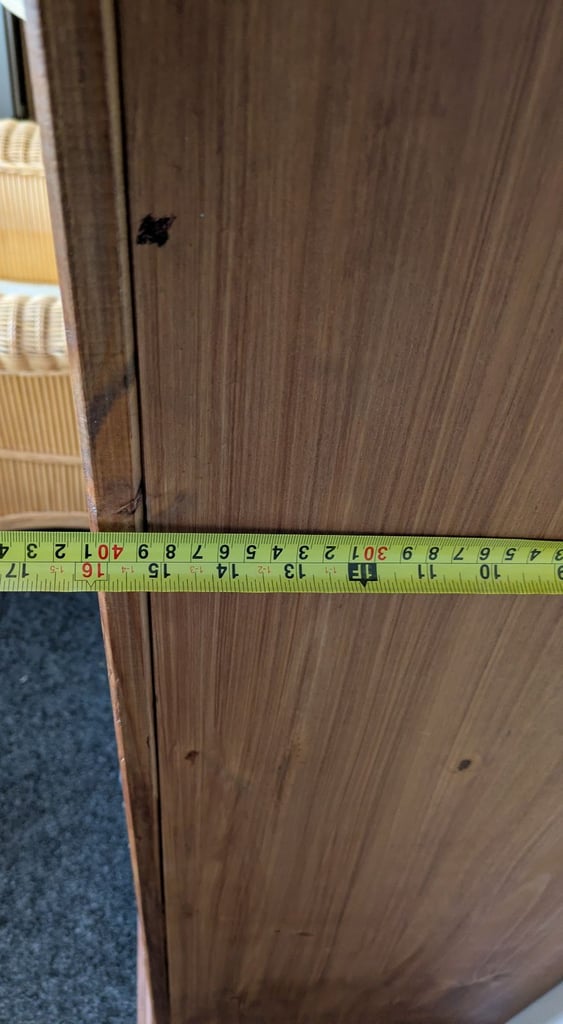 📚 Solid Wood Bookcase / Storage Unit with Cupboard Base