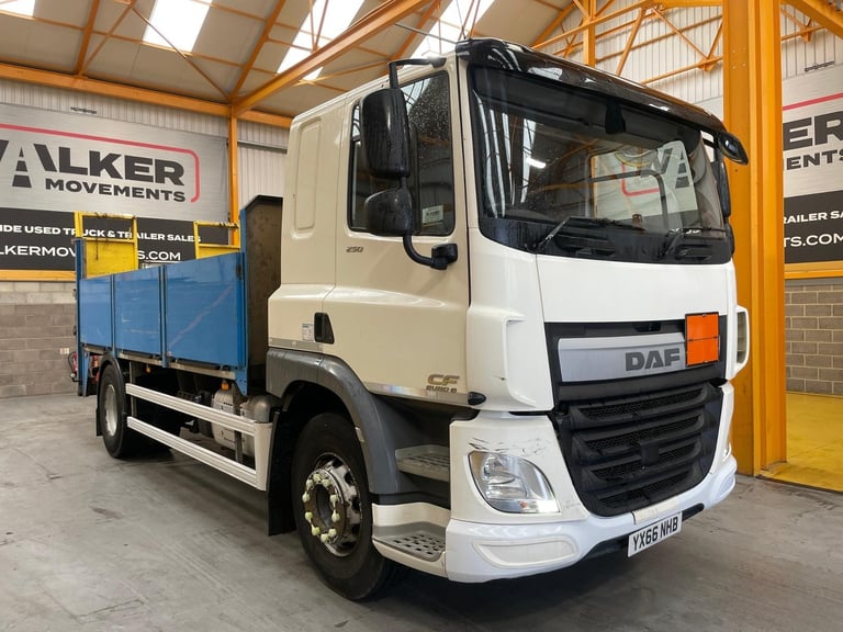 DAF CF250 *EURO 6*, 4X2 DROPSIDE FLATBED – 2016 – YX66 NHB