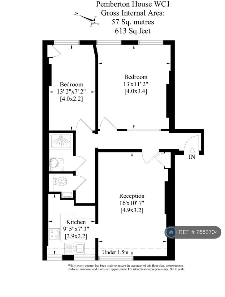 2 bedroom flat in Doughty Street, London, WC1N (2 bed) (#2663704)
