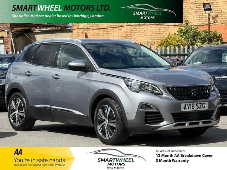 image for 2018 Peugeot 3008 1.2 PureTech Allure EAT Euro 6 (s/s) 5dr HATCHBACK Petrol Automatic