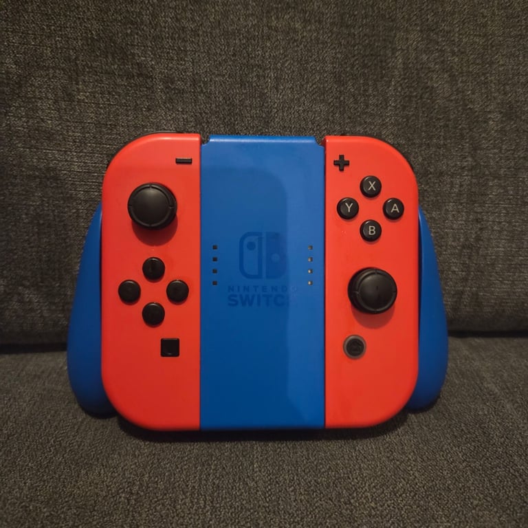 Nintendo Switch v2 Limited Mario Red and Blue Edition