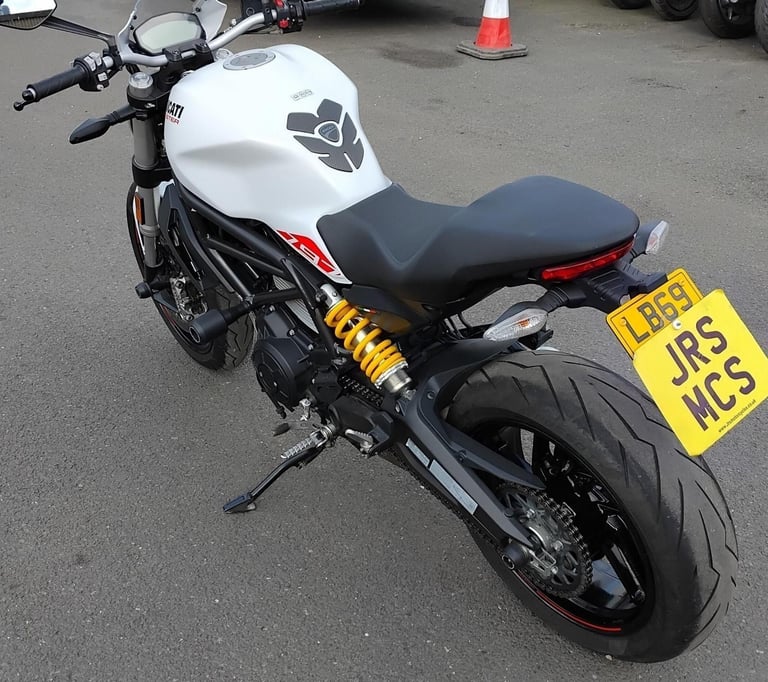 2019 69 DUCATI MONSTER M797 WHITE 10k MILES CLEAN NAKED HPI CLEAR ROADTSER