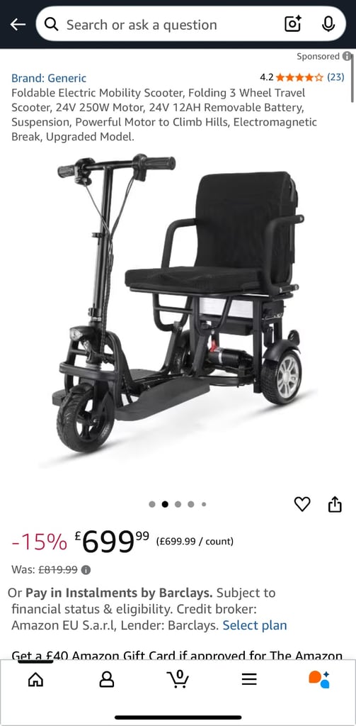 image for Mobility Scooter 