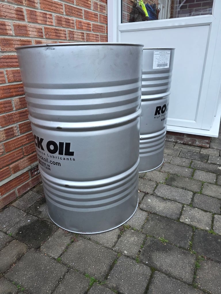 image for Empty 210 Ltr Metal Oil Drum