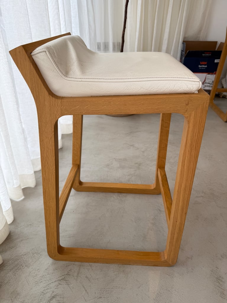 Solid Oak Bar Habitat Joe Bar Stool Atelier Bar Stool Oak Natural