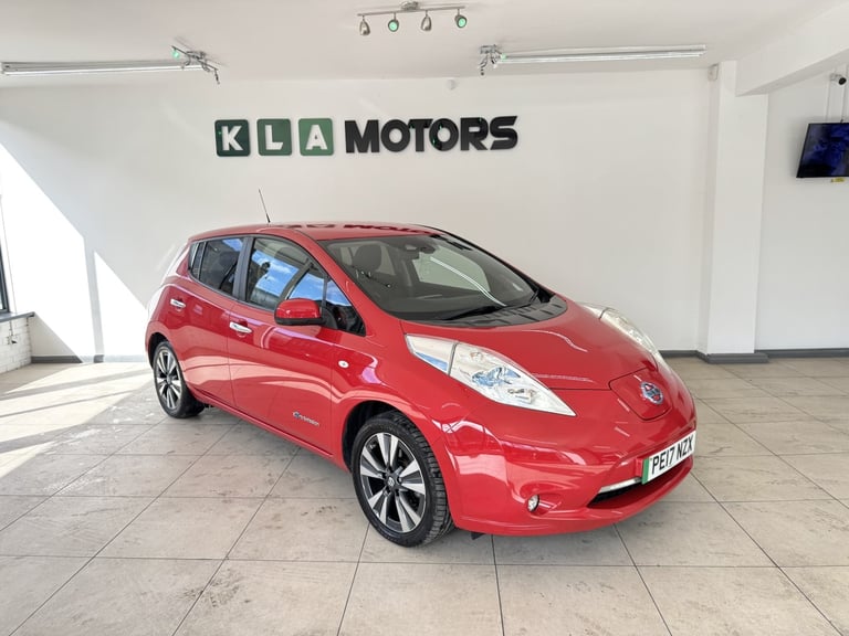 NISSAN LEAF 30kWh Tekna Red Auto Electric 2017