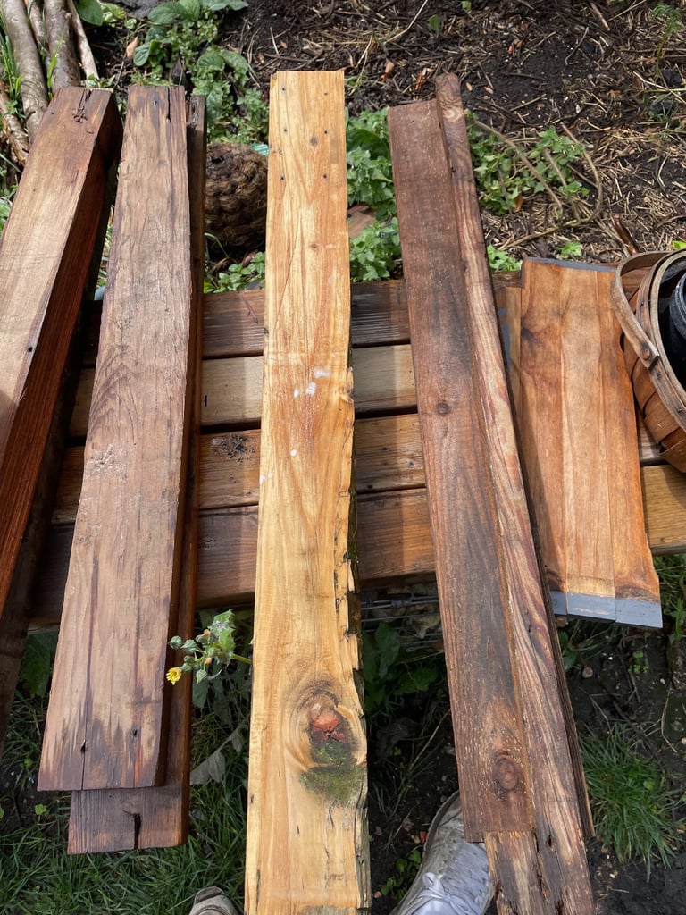 Seasoned Timber approximately 92cm x 9.5cm x 9.5 cm