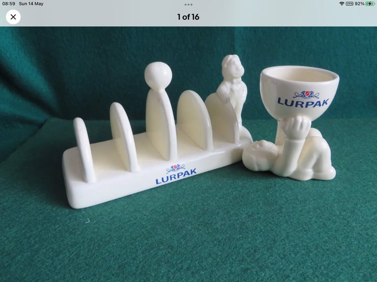 image for Collectable egg cup and toast rack NEW