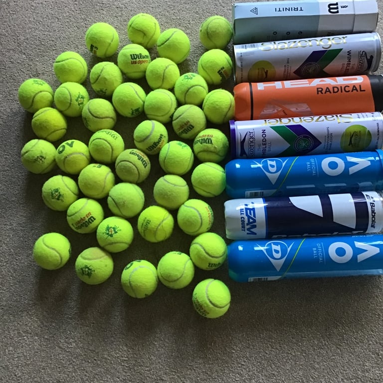 24 CANNED TENNIS BALLS IN GOOD CONDITION- POST OR COLLECT SURREY