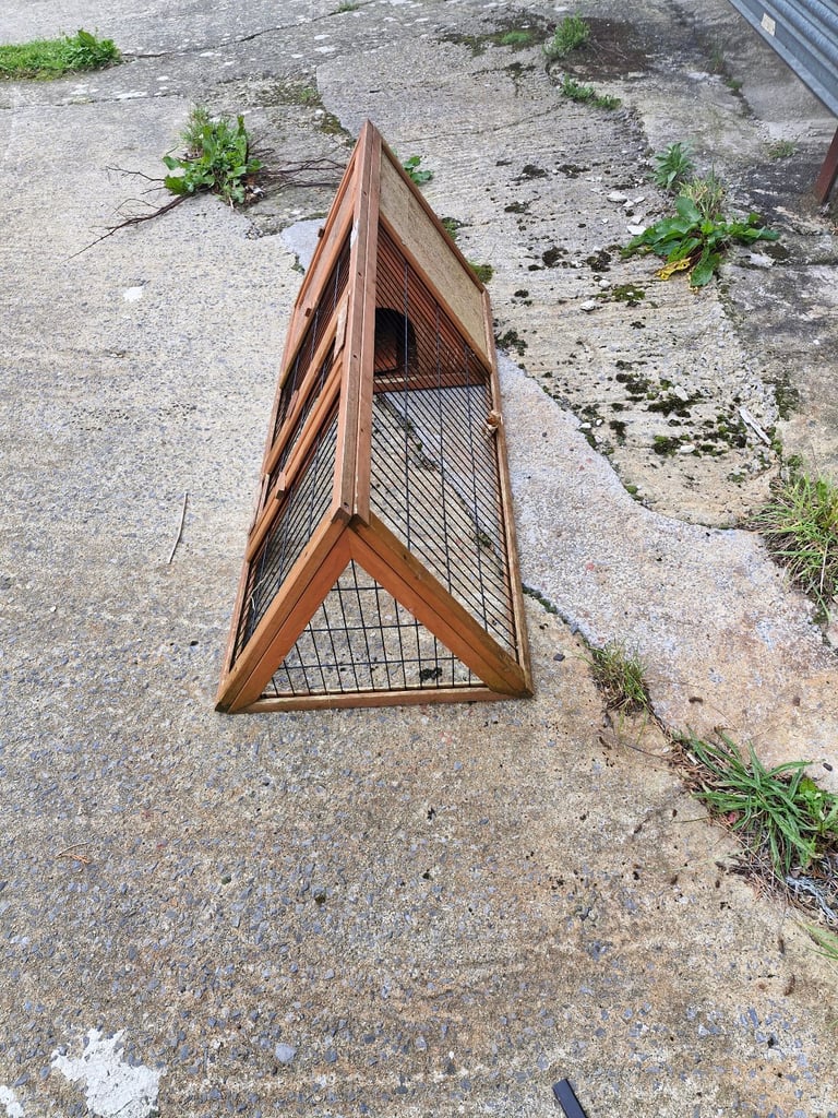 Rabbit/guinea pig hutch with run 