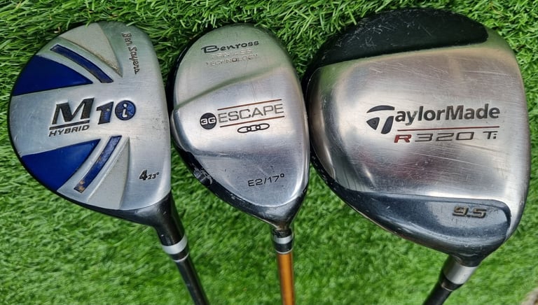Taylor Made, Nike, Benross, Ben Sayers, Royal 3-SW, Dunlop putter, NIKE stand-bag & EXTRA's