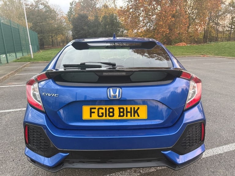 2018 18 HONDA CIVIC 1.0 VTEC TURBO SE HATCHBACK 5DR PETROL CVT EURO 6 (S/S) (129