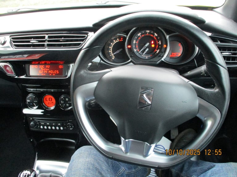 2012 Citroen DS3 1.6 VTi 16V DStyle Plus 3dr HATCHBACK Petrol Manual