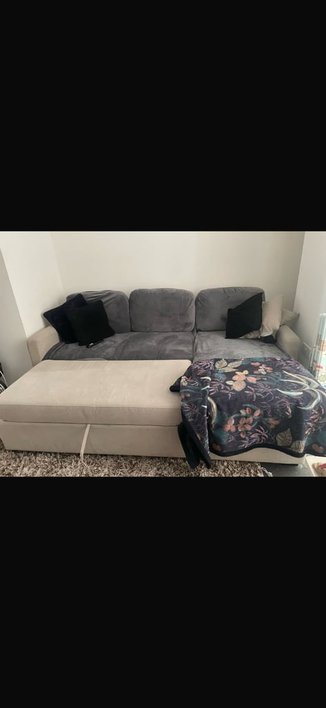 Sofa bed L shape storage 
