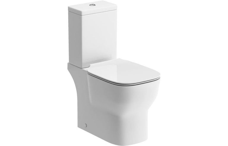 image for Senna Close Coupled Open Back WC & Soft Close Seat RRP £333 Our Price £115