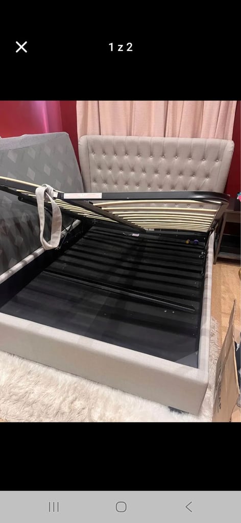 image for King size ottoman bed frame 