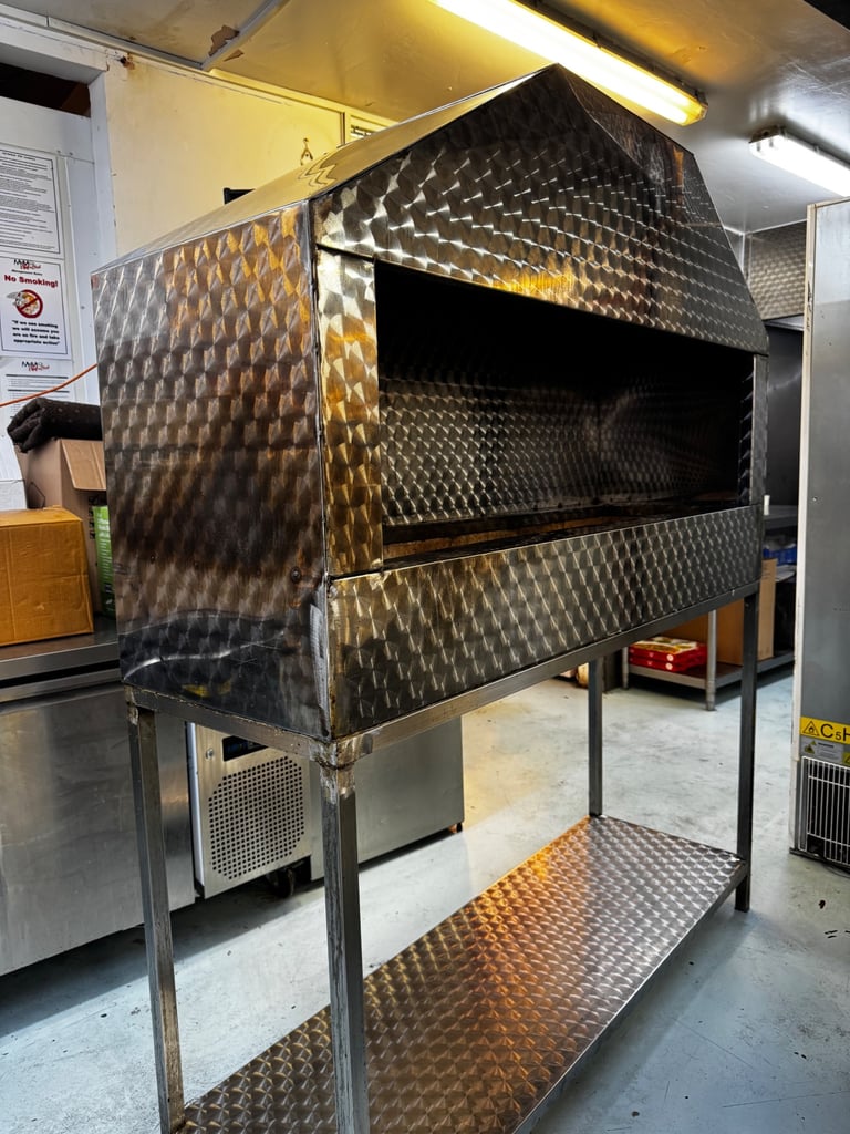 Turkish BBQ Mangal Charcoal Grill stainless steel to sell immediately.