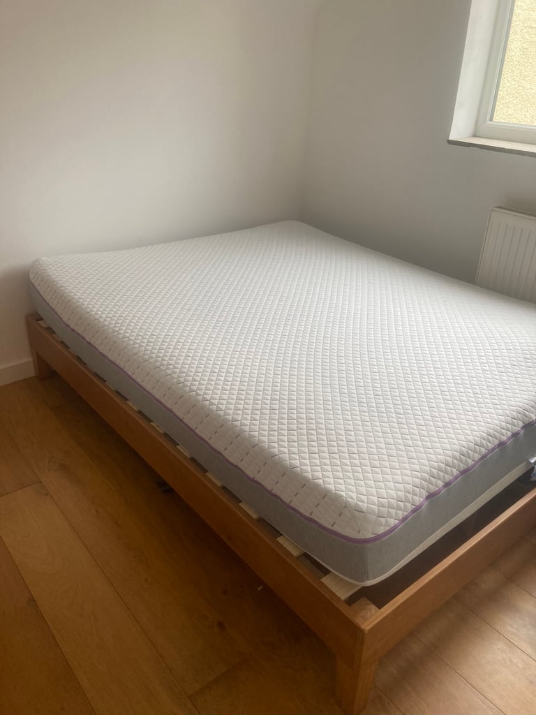 King size bed and mattress 