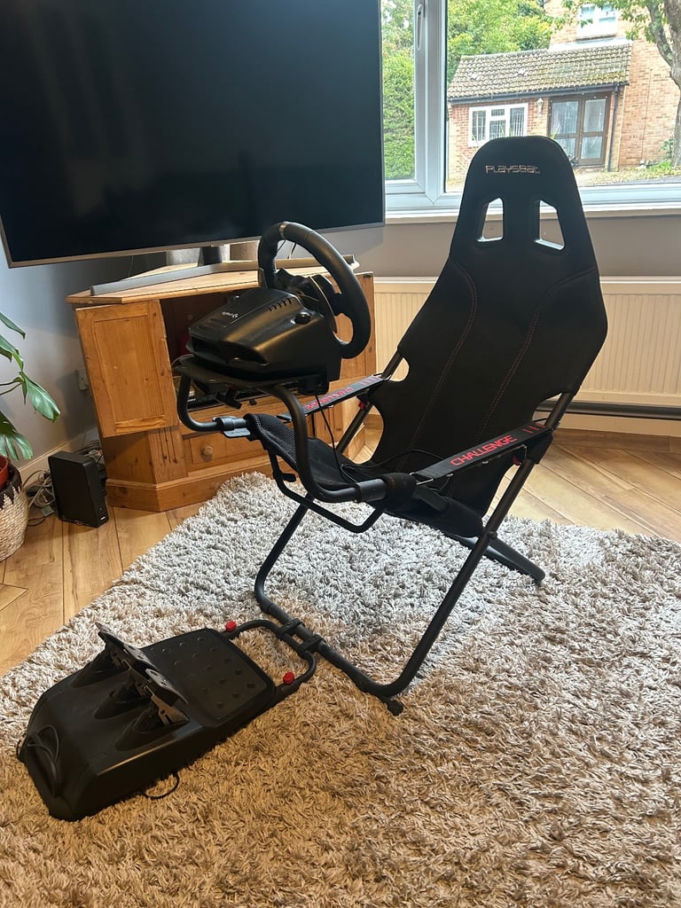 Playseat Challenge Actifit – Black (Foldable Racing Simulator Seat)